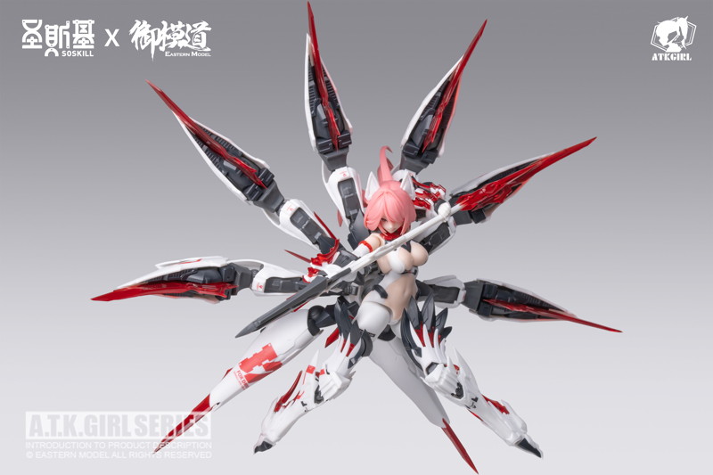 九尾の狐 妲己 1/12スケールプラスチックモデルキット 豪華版