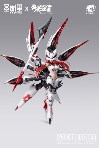 九尾の狐 妲己 1/12スケールプラスチックモデルキット 豪華版