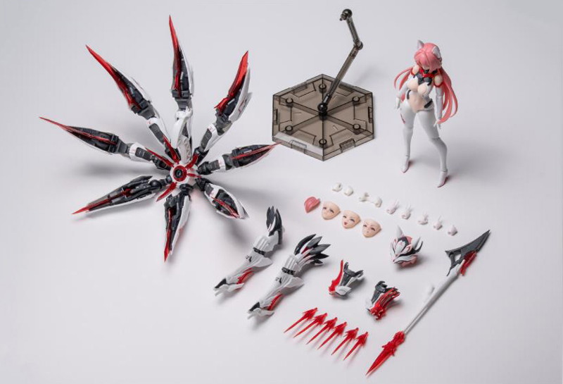 九尾の狐 妲己 1/12スケールプラスチックモデルキット 豪華版