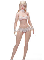 TBリーグ 1/12 スーパーフレキシブル 女性シームレスボディ ワスプウエスト＆ナチュラルカーブ ヘッド付き/ブロンドヘア＆ペールスキン