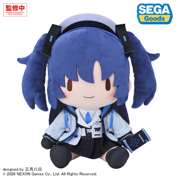 ブルーアーカイブ ユウカ ふわぷち ぬいぐるみ（L）