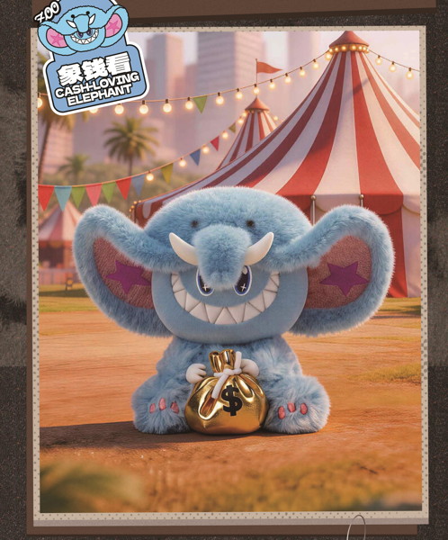 ASAP JOY たくらみ動物園シリーズ トレーディングプラッシュ（1BOX=6個入）