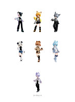Nanodoll 街角での出会いシリーズ トレーディングドール（1BOX=6個入）
