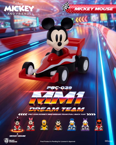 PBC-039 ディズニー MM1 ドリーム・チーム プルバックカー ブラインドボックス（6個入り）（1BOX=6個入）