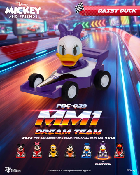 PBC-039 ディズニー MM1 ドリーム・チーム プルバックカー ブラインドボックス（6個入り）（1BOX=6個入）