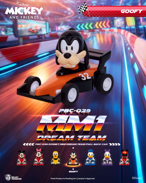 PBC-039 ディズニー MM1 ドリーム・チーム プルバックカー ブラインドボックス（6個入り）（1BOX=6個入）