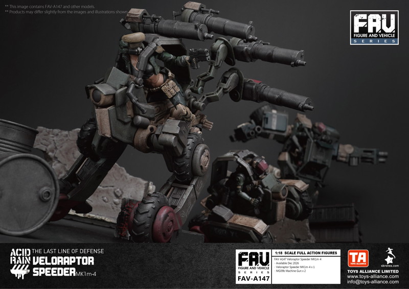 003_TOYS ALLIANCE LIMITED アシッドレイン 1/18スケール FAV-A147 ヴェロラプトル・スピーダー MK1m-4