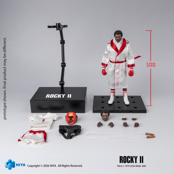 ロッキー2 1/12 アクションフィギュア アポロ・クリード
