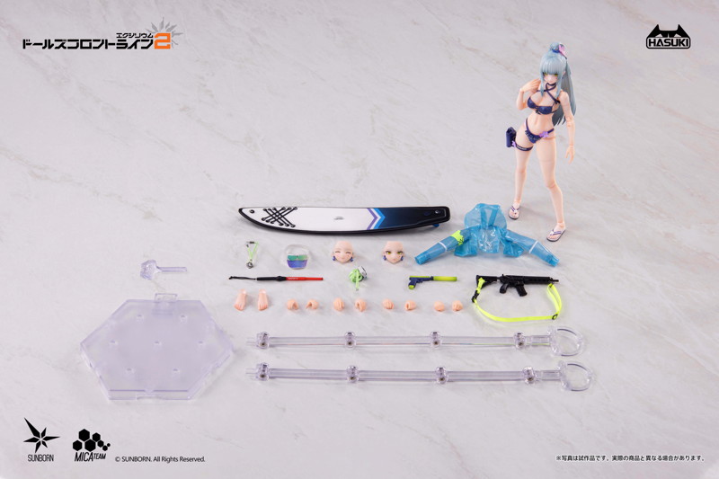 pocket art PA013 ドールズフロントライン2:エクシリウム クルカイ 蒼き軌跡Ver. 通常版 1/12 完成品アクションフィギュア