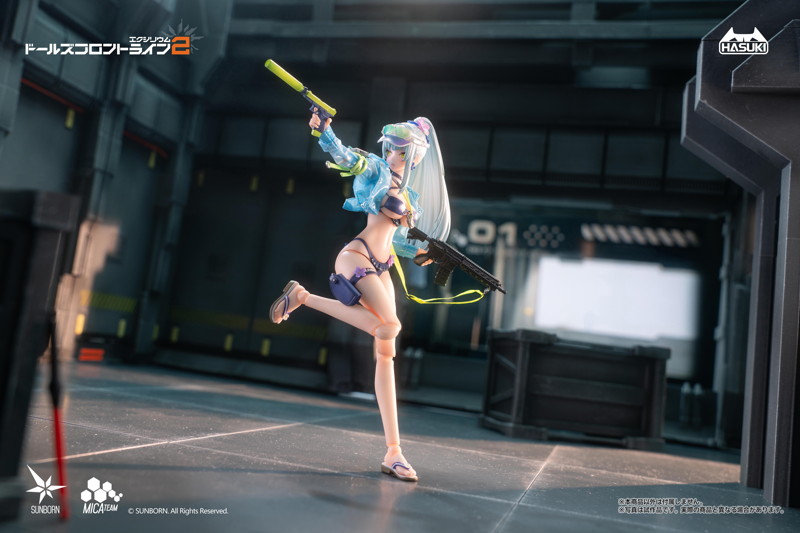 pocket art PA013 ドールズフロントライン2:エクシリウム クルカイ 蒼き軌跡Ver. 通常版 1/12 完成品アクションフィギュア