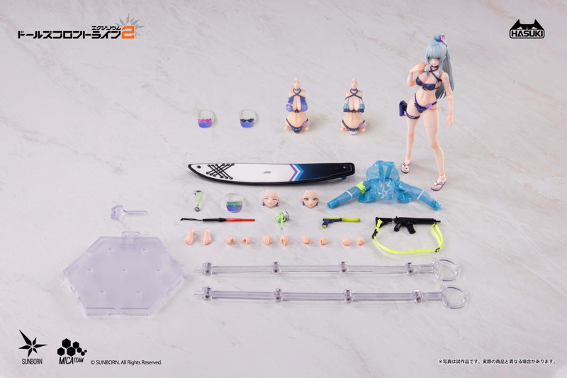 pocket art PA013 ドールズフロントライン2:エクシリウム クルカイ 蒼き軌跡Ver. 豪華版 1/12 完成品アクションフィギュア