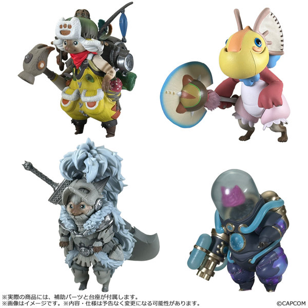 カプコンフィギュアビルダー モンスターハンター スタンダードモデル Plus オトモアイルーコレクション Vol. 1 （全4種） 1BOX:4個入