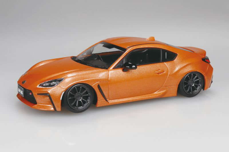 楽プラ スナップキット 1/32 トヨタ GR86 2021 カスタムホイール（フレイムオレンジ） 【10CU-FO】
