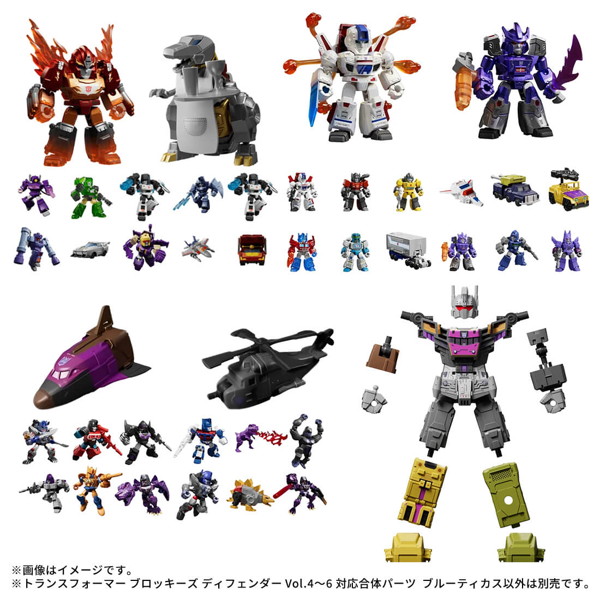 Blokees vol4-vol6対応の合体パーツ ブルーティカス 71421