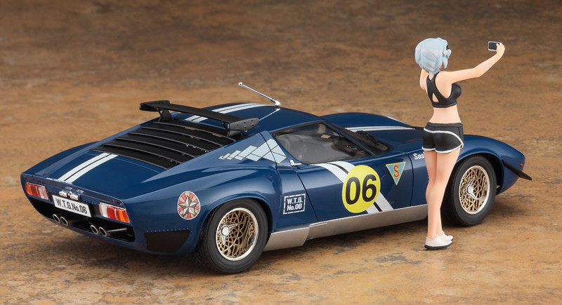 SP556 1/24 ワイルドたまごガールズ No.06 ランボルギーニ イオタ SVR ‘サーシャ・イリユーシナ’ w/フィギュア