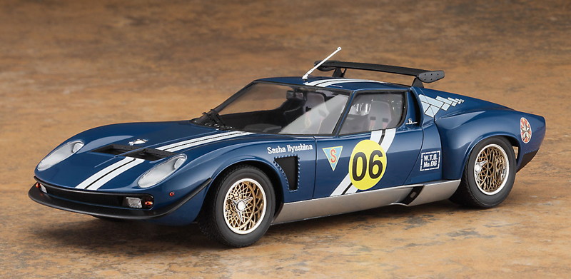 SP556 1/24 ワイルドたまごガールズ No.06 ランボルギーニ イオタ SVR ‘サーシャ・イリユーシナ’ w/フィギュア