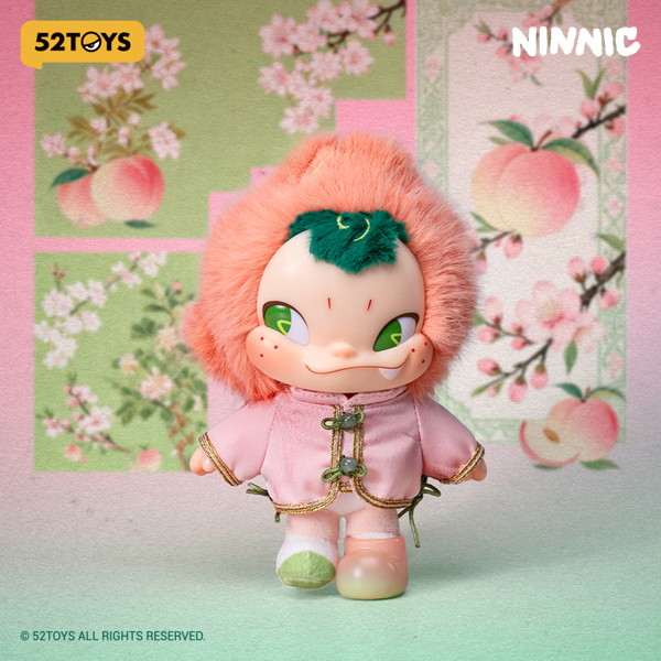52TOYS NINNIC チャイナピーチ ぬいぐるみストラップ