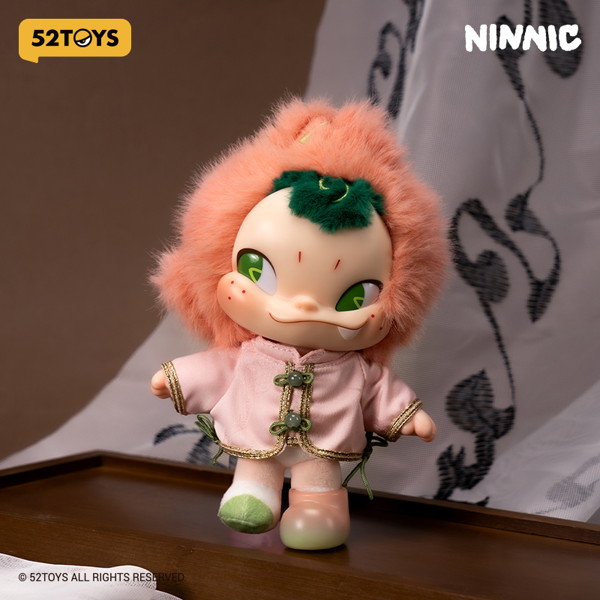 52TOYS NINNIC チャイナピーチ ぬいぐるみストラップ