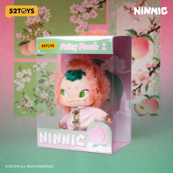 52TOYS NINNIC チャイナピーチ ぬいぐるみストラップ