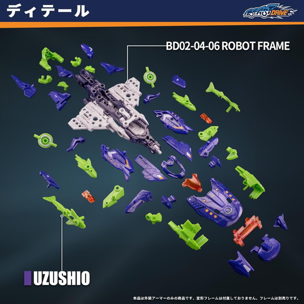 52TOYS BEASTBOX BD-06 BEASTDRIVE SERIES ARMOR UZUSHIO