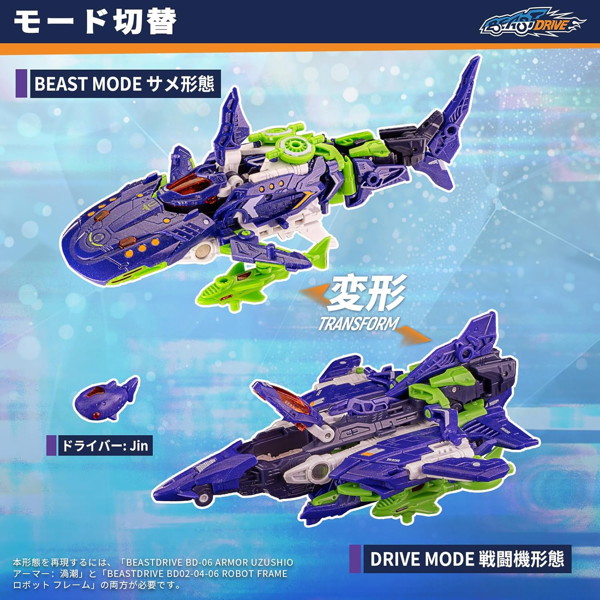 52TOYS BEASTBOX BD-06 BEASTDRIVE SERIES ARMOR UZUSHIO