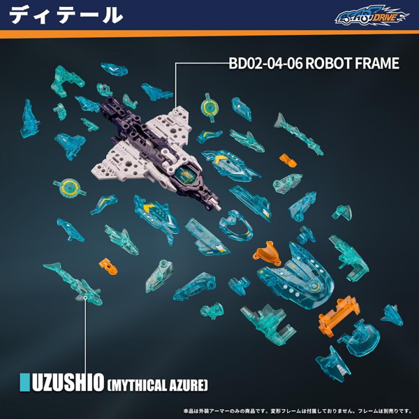 52TOYS BEASTBOX BD-06 BEASTDRIVE SERIES ARMOR UZUSHIO（ミシカル アズール）