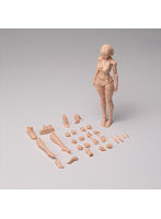 Romankey UMS004 1/12スケール 可動フィギュア女性素体 ミア（未塗装Ver.）