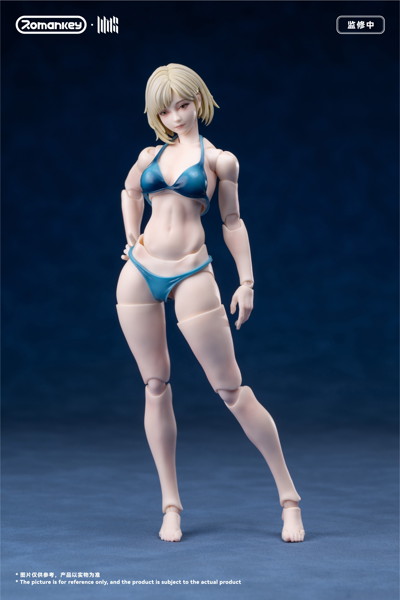 Romankey UMS004C 1/12スケール可動フィギュア女性素体 ミア（塗装済Ver.）