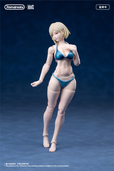 Romankey UMS004C 1/12スケール可動フィギュア女性素体 ミア（塗装済Ver.）