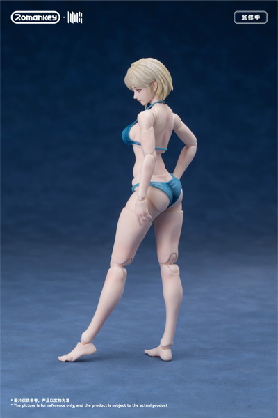 Romankey UMS004C 1/12スケール可動フィギュア女性素体 ミア（塗装済Ver.）