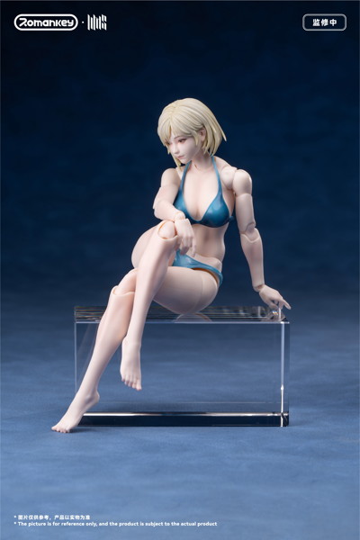 Romankey UMS004C 1/12スケール可動フィギュア女性素体 ミア（塗装済Ver.）