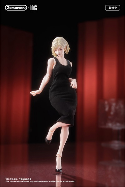 Romankey UMS004C 1/12スケール可動フィギュア女性素体 ミア（塗装済Ver.）