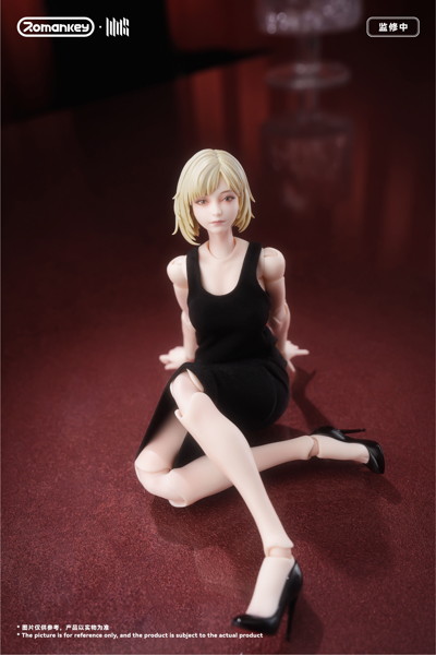 Romankey UMS004C 1/12スケール可動フィギュア女性素体 ミア（塗装済Ver.）