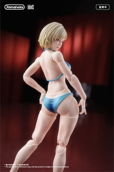 Romankey UMS004C 1/12スケール可動フィギュア女性素体 ミア（塗装済Ver.）