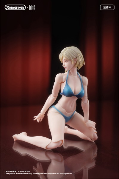 Romankey UMS004C 1/12スケール可動フィギュア女性素体 ミア（塗装済Ver.）