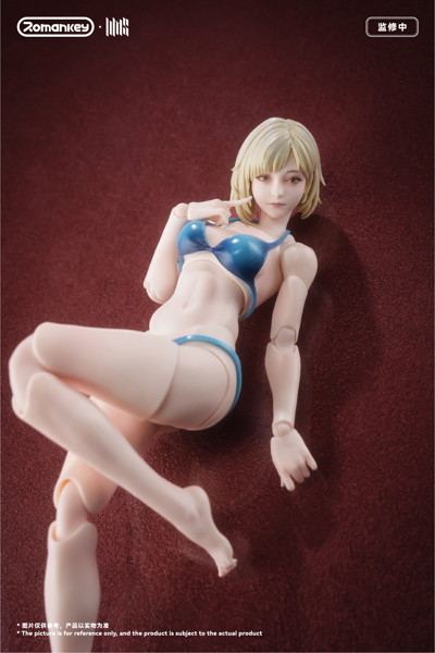 Romankey UMS004C 1/12スケール可動フィギュア女性素体 ミア（塗装済Ver.）