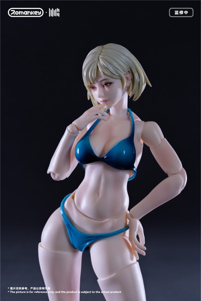 Romankey UMS004C 1/12スケール可動フィギュア女性素体 ミア（塗装済Ver.）