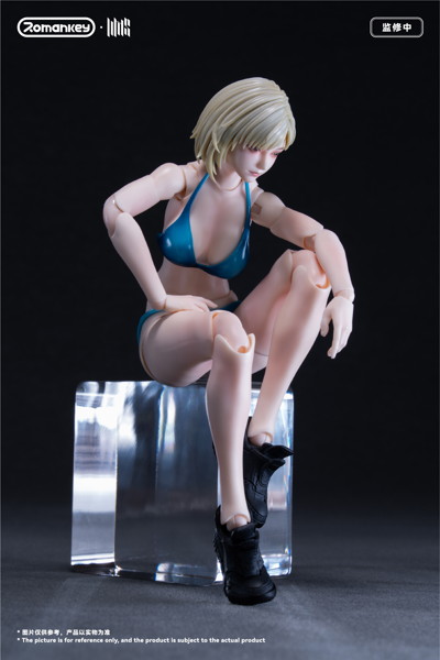 Romankey UMS004C 1/12スケール可動フィギュア女性素体 ミア（塗装済Ver.）