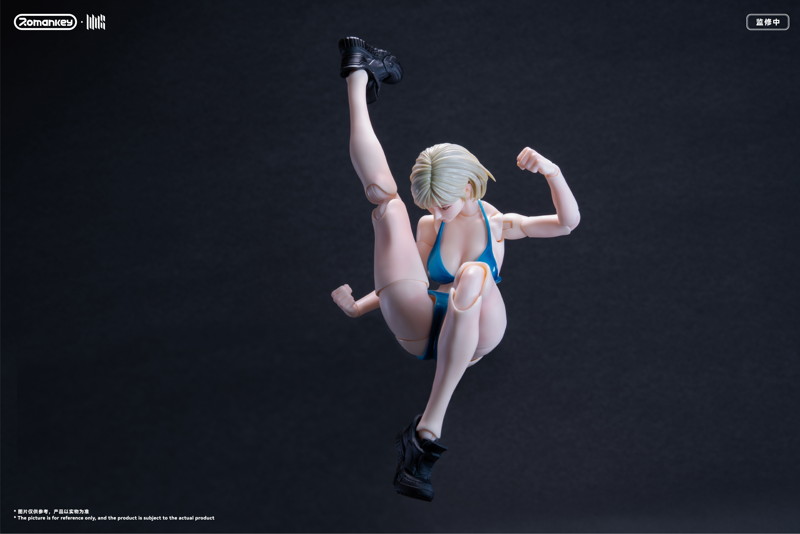 Romankey UMS004C 1/12スケール可動フィギュア女性素体 ミア（塗装済Ver.）