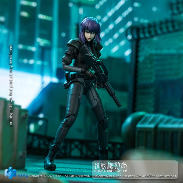 攻殻機動隊 STAND ALONE COMPLEX 1/12 アクションフィギュア 草薙素子 バトルスーツVer.