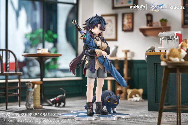 RIBOSE RISE UP＋ 崩壊:スターレイル ちびねこシリーズ フィギュア 刃Ver.