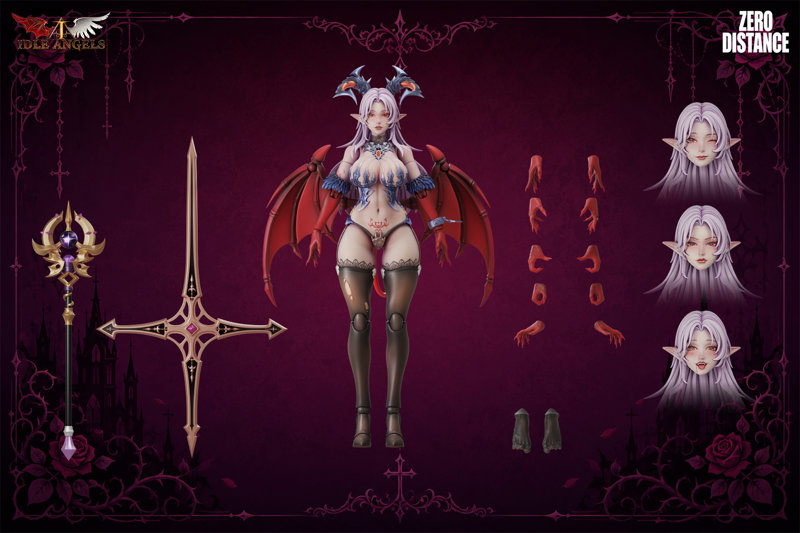 堕天使 ルシファー 1/12スケール可動フィギュア 通常版のサムネイル画像
