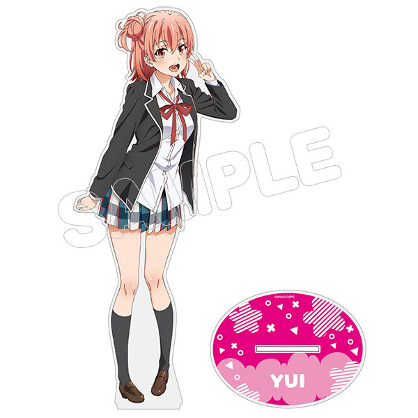 やはり俺の青春ラブコメはまちがっている。続 アクリルフィギュアL 由比ヶ浜結衣 制服Ver.