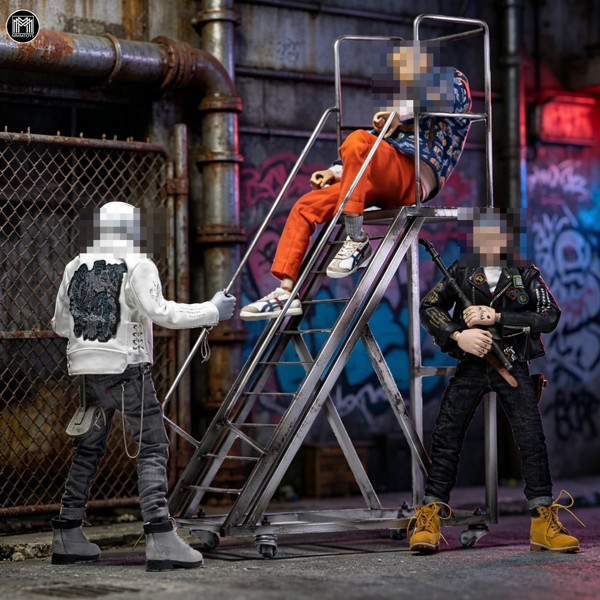 MMMトイズ 1/6 移動式作業用プラットフォームラダー