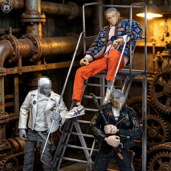 MMMトイズ 1/6 移動式作業用プラットフォームラダー