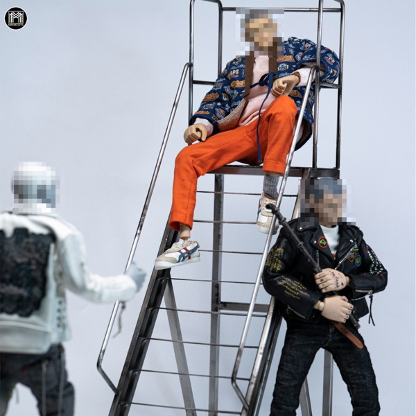 MMMトイズ 1/6 移動式作業用プラットフォームラダー