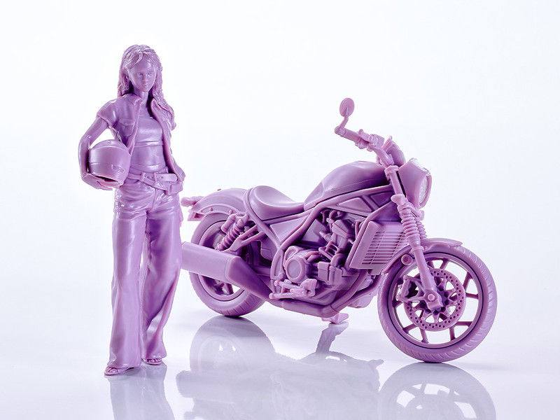 PLAMAX MF-101 Rider’s portrait Honda Rebel 1100 ラベンダー