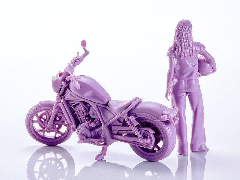 PLAMAX MF-101 Rider’s portrait Honda Rebel 1100 ラベンダー