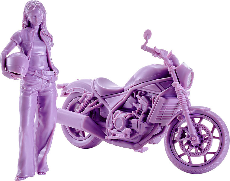 PLAMAX MF-101 Rider’s portrait Honda Rebel 1100 ラベンダーのサムネイル画像