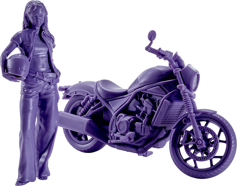 PLAMAX MF-101 Rider’s portrait Honda Rebel 1100 ネイビーのサムネイル画像